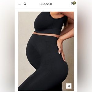 NET Blanqi maternity everyday leggings size small - black